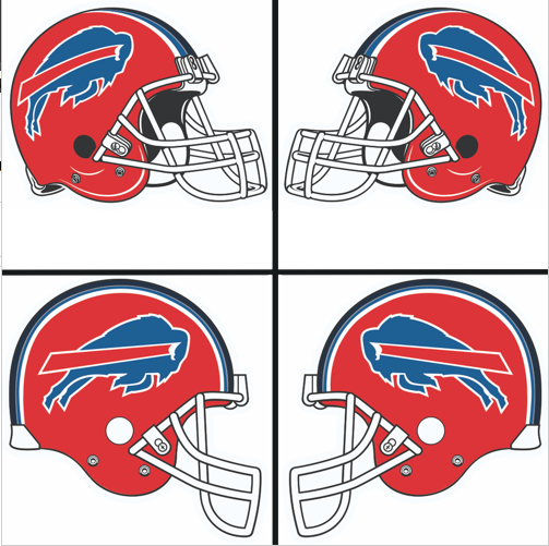 Buffalo Bills Helmet Logo iron on paper